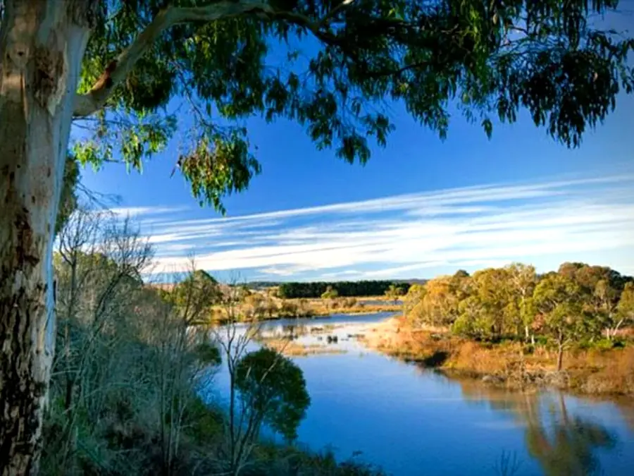 Cecil Hoskins Nature Reserve after wet weather near Moss Vale